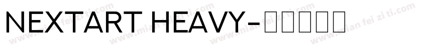 NEXTART Heavy字体转换